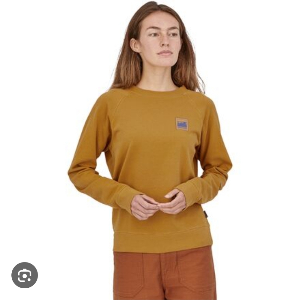 Patagonia Women's Alpine Icon Regenerative Organic Cotton Crew Sweatshirt